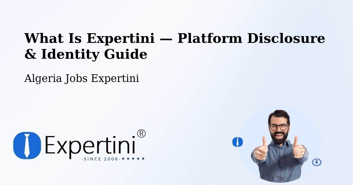 What Is Expertini — Platform Disclosure & Identity Guide – Chemini
